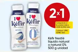 FROIZ Kéfir Nestlé líquido natural o natural 0% oferta