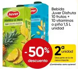 FROIZ Juver Disfruta 10 frutas + 10 vitaminas o piña oferta