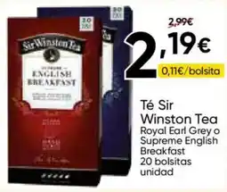 FROIZ Té Sir Winston Tea oferta