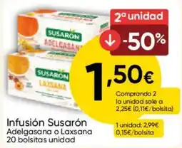 FROIZ Susaron infusión Adelgasana o Laxsana oferta