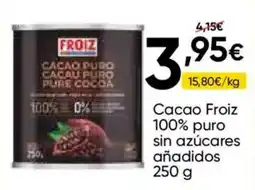 FROIZ Froiz cacao puro oferta