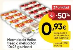 FROIZ Mermelada Helios fresa o melocotón oferta