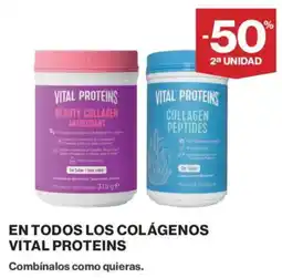 El Corte Inglés Vital Proteins collagen oferta