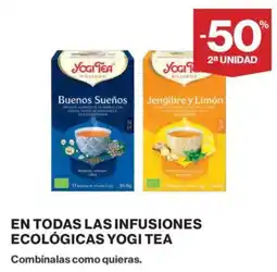El Corte Inglés Yogi Tea Buenas Sueños Jengibre y Limón oferta