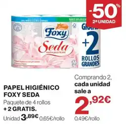 El Corte Inglés Foxy seda oferta