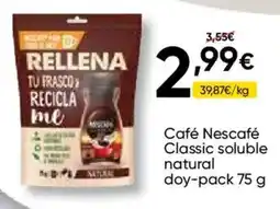 FROIZ Nescafé Classic soluble natural oferta