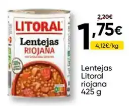 FROIZ Litoral lentejas riojana oferta
