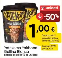 FROIZ Yatekomo Yakisoba Gallina Blanca oferta