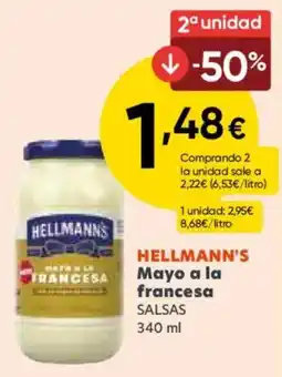 FROIZ Hellmann's mayo a la francesa oferta