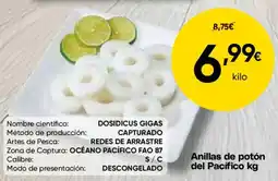 FROIZ Anillas de potón del Pacifico oferta