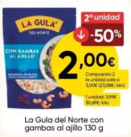 FROIZ La Gula del Norte con gambas al ajillo oferta