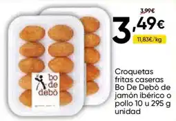 FROIZ Bo De Debò croquetas fritas caseras oferta