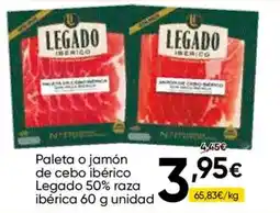 FROIZ Legado jamón de cebo ibérico oferta