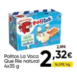FROIZ Palitos La Vaca Que Ríe natural oferta