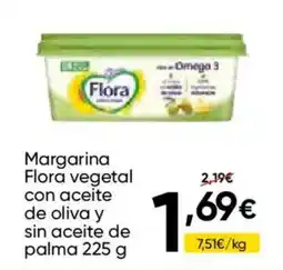FROIZ Flora margarina vegetal con aceite de oliva y sin aceite de palma oferta