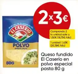 FROIZ El Caserio queso fundido en polvo especial pasta oferta