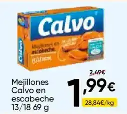 FROIZ Calvo mejillones en escabeche oferta