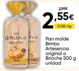 FROIZ Bimbo Artesencia original o Brioche oferta