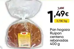 FROIZ Ruipan pan hogaza centeno rebanadas oferta