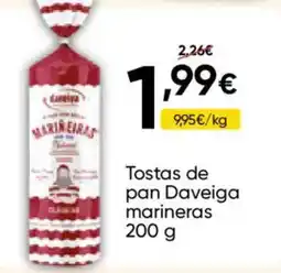 FROIZ Daveiga tostas de pan marineras oferta
