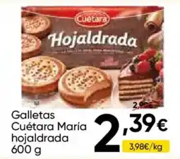 FROIZ Cuétara María hojaldrada oferta