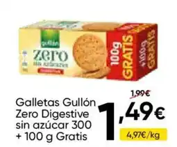 FROIZ Galletas Gullón Zero Digestive oferta