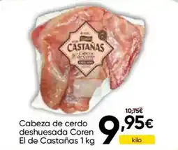 FROIZ El de Castañas cabeza de cerdo deshuesada Coren oferta