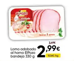 FROIZ ElPozo lomo adobado al horno oferta
