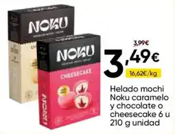 FROIZ Noku helado mochi caramelo y chocolate o cheesecake oferta