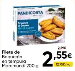 FROIZ Fandicosta filete de boquerón en tempura oferta