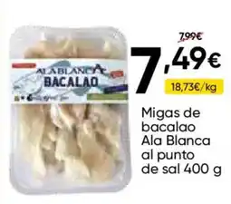 FROIZ Ala Blanca migas de bacalao al punto de sal oferta