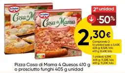 FROIZ Casa di Mama pizza 4 quesos o prosciutto funghi oferta