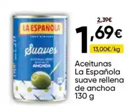 FROIZ La Española aceitunas suave rellena de anchoa oferta