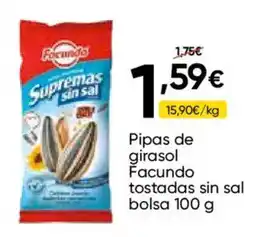 FROIZ Facundo pipas de girasol tostadas sin sal oferta