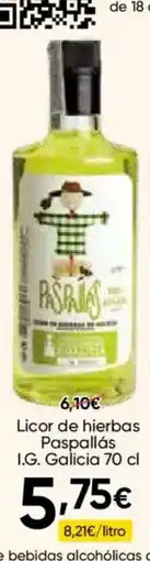 FROIZ Paspallás licor de hierbas oferta