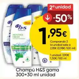 FROIZ Champú H&S gama oferta
