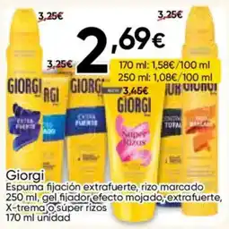 FROIZ Giorgi espuma fijación extrafuerte rizo marcado oferta