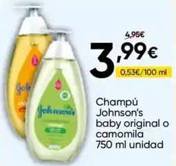 FROIZ johnson's baby original o camomila oferta