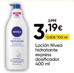 FROIZ Nivea loción hidratante express dosificador oferta