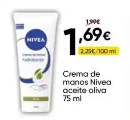 FROIZ Nivea crema de manos aceite oliva oferta