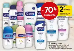 FROIZ Sanex gama desodorante oferta