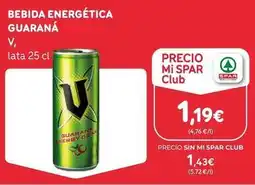 SPAR Gran Canaria Guaraná - bebida energética oferta
