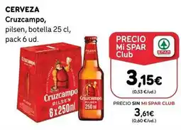 SPAR Gran Canaria Cruzcampo - cerveza oferta