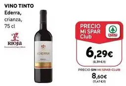 SPAR Gran Canaria Ederra - vino tinto oferta