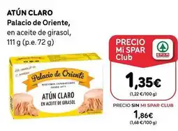 SPAR Gran Canaria Palacio de oriente - atún claro oferta
