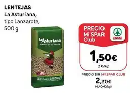 SPAR Gran Canaria La asturiana oferta