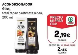 SPAR Gran Canaria Gliss - acondicionador oferta