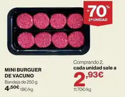 Supercor Mini burguer de vacuno oferta