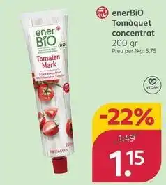 Rossmann Enerbio - tomàquet concentrat oferta