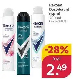 Rossmann Rexona - desodorant esprai oferta